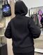 Кофта жіноча тепла з капюшоном на блискавці з тринитки з начісом XS/S 1_0403 фото 3
