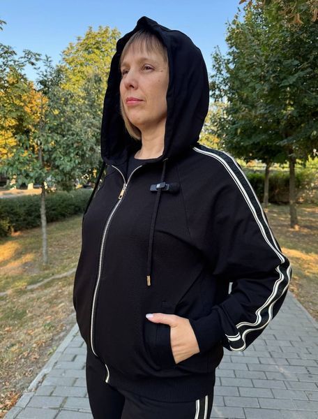 Жіноча кофта з лампасами (двонитка) від XS/S до 7XL/8XL 120 фото
